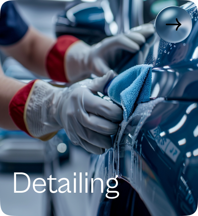 Detailing — meticulous vehicle cleaning