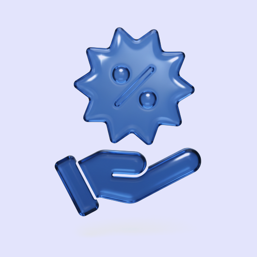 Discount badge illustration