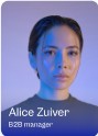 Alice Zuiver, B2B manager